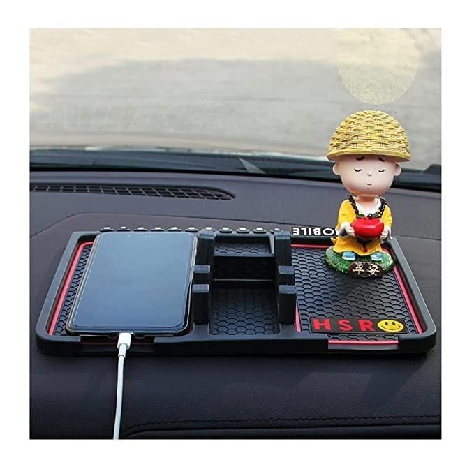 HSR Dashboard Silicone Mobile Holder with Parking Phone Number
