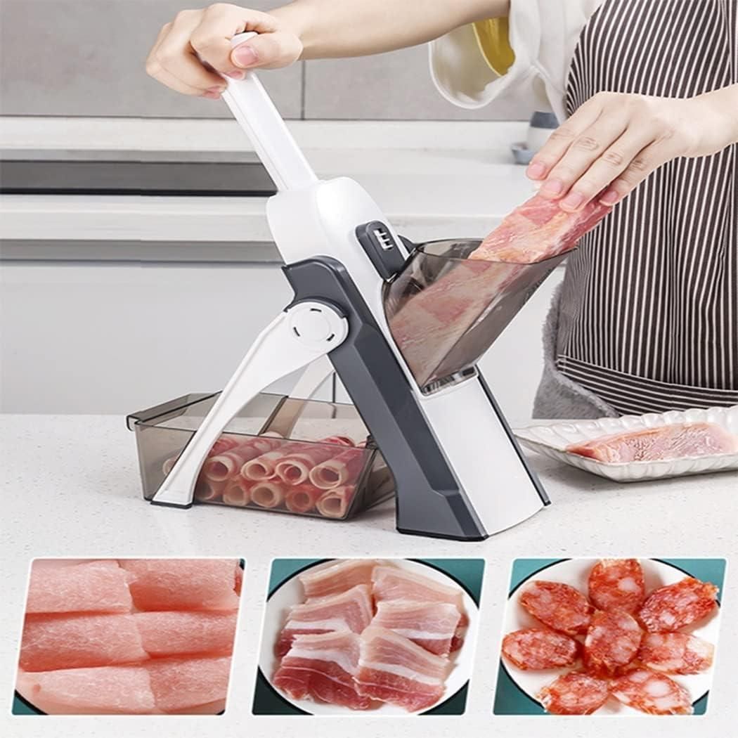 Premium Adjustable Vegetable Slicer – With Thickness &amp; Size Adjustment