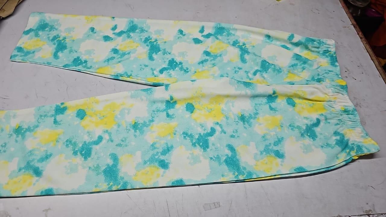 Women’s Tie-Dye Lounge & Nightwear Set – Comfortable T-Shirt & Pyjama